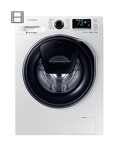 Samsung WW90K6610QW/EU 9kg Load, 1600 Spin AddWash Washing Machine with ecobubble™ Technology - White