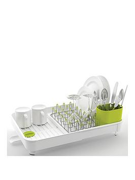 Product photograph of Joseph Joseph Extend - Expandable Dish Rack In Off White from very.co.uk