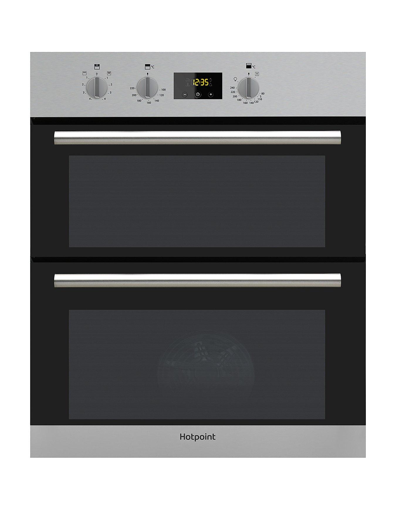 Hotpoint Class 2 Du2540Ix 60Cm Built-Under Double Electric Oven - Stainless Steel - Oven With Installation