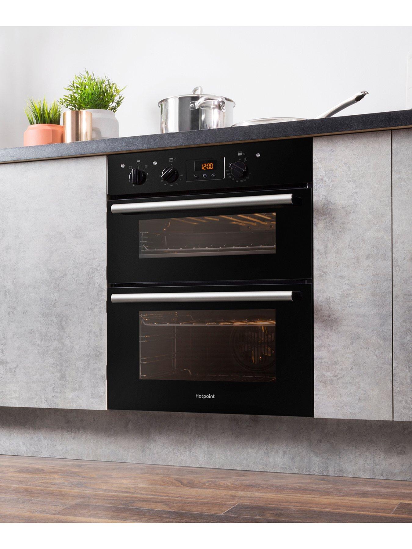 Hotpoint du2540bl double deals oven