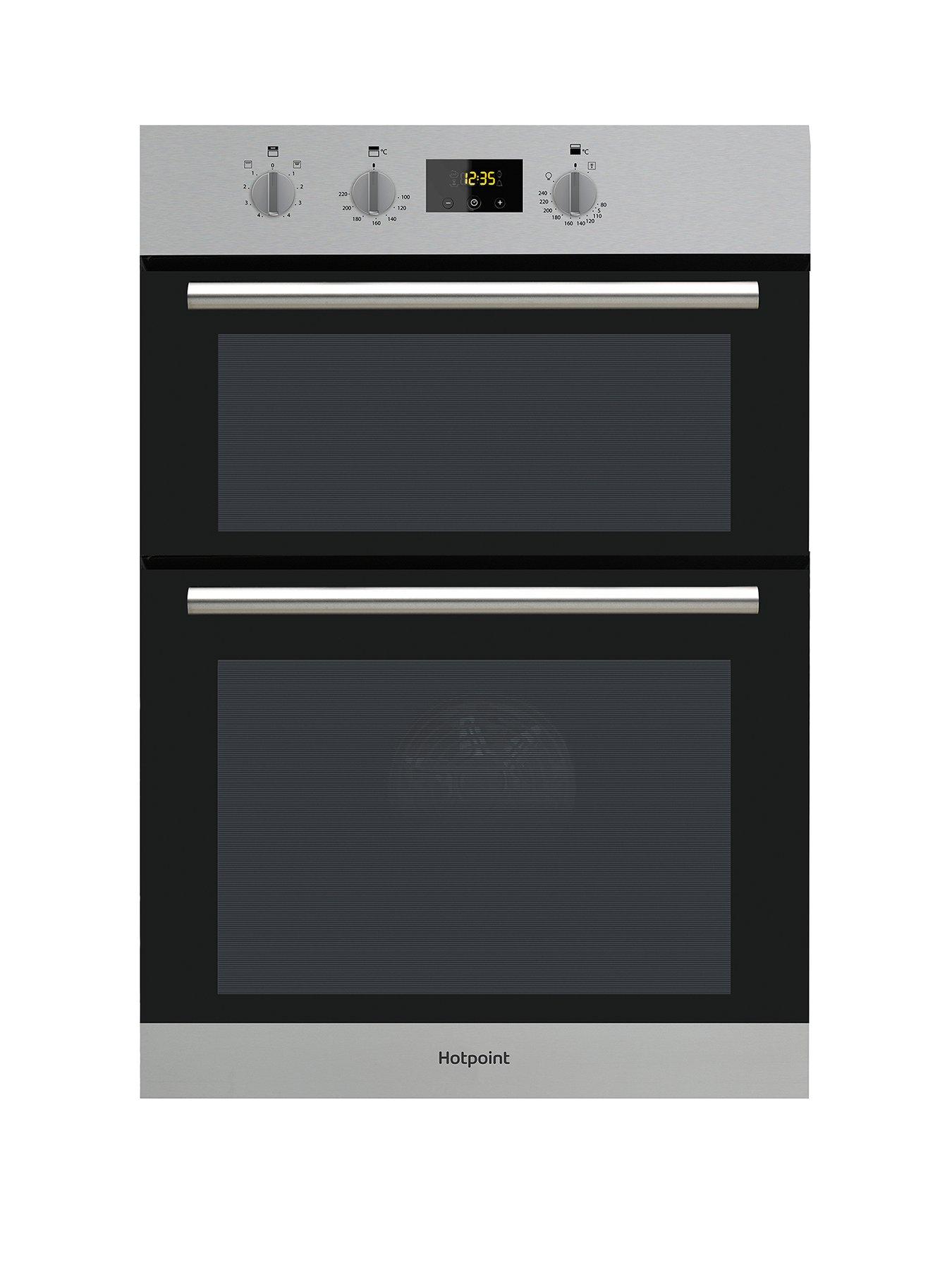 Image 1 of 8 of Hotpoint Class 2 DD2540IX 60cm Electric Built In Double Oven&nbsp;- Stainless Steel