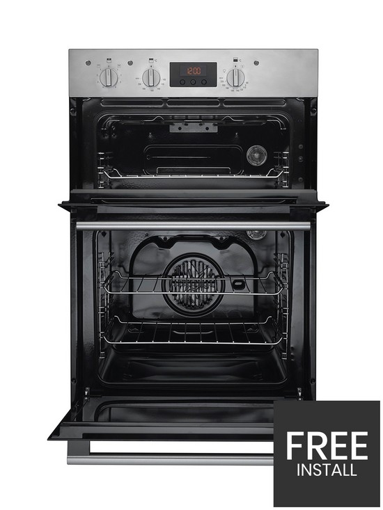 stillFront image of hotpoint-class-2-dd2540ix-60cm-electric-built-in-double-ovennbsp--stainless-steel