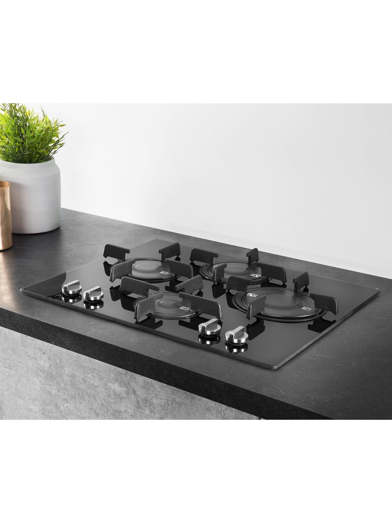 Image 3 of 8 of Hotpoint FTGHG641D/H(BK) 60cm Built-In Gas Hob with FSD&nbsp;- Black