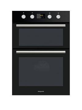 Hotpoint Class 2 Dd2844Cbl 60Cm Built-In Double Electric Oven - Black - Oven With Installation