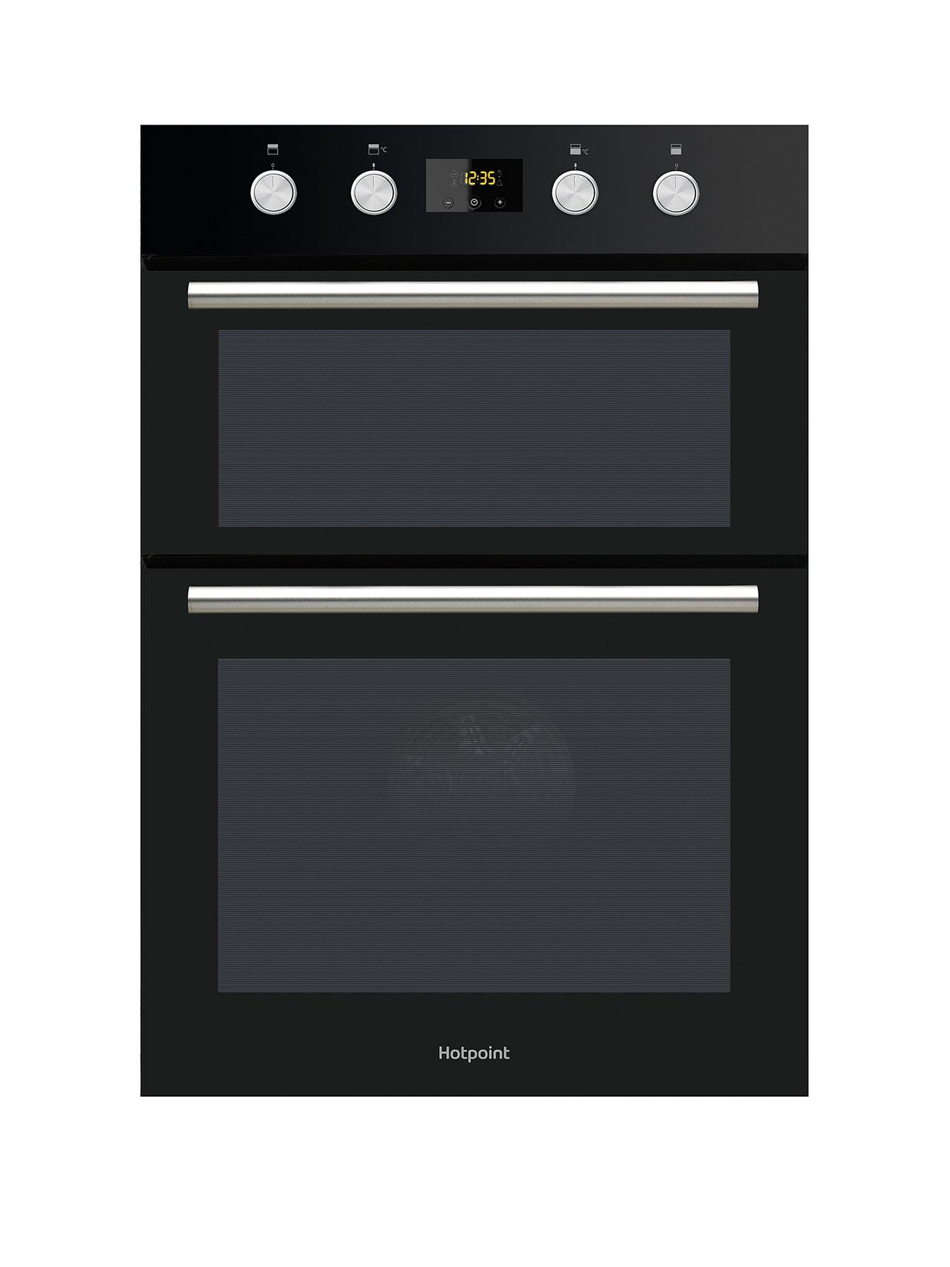 undefined Class 2 DD2844CBL 60cm Built-In Double Electric Oven - Black