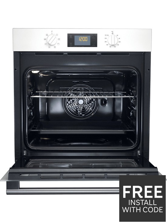 stillFront image of hotpoint-class-2-sa2540hwh-60cm-built-in-single-electric-oven-white