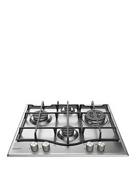 Hotpoint Ultima Pcn641Ixh 60Cm Gas Hob With Optional Installation - Stainless Steel - Hob With Installation Review thumbnail