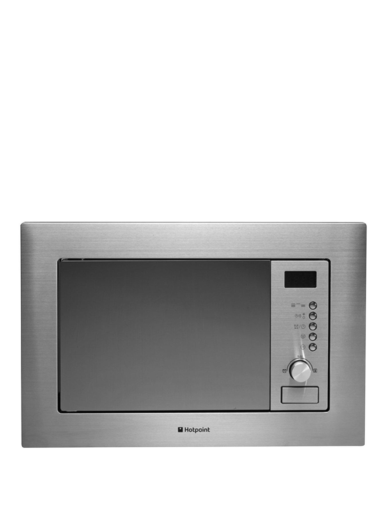 Hotpoint Newstyle Mwh122.1X Built-In Microwave Oven With Grill And Optional Installation – Stainless Steel – Microwave Only