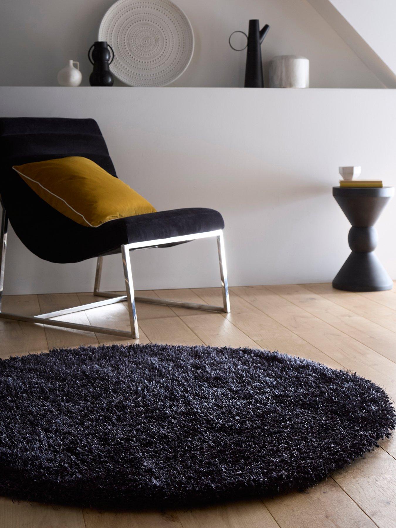 undefined Premium Hudson Shaggy Circular Rug