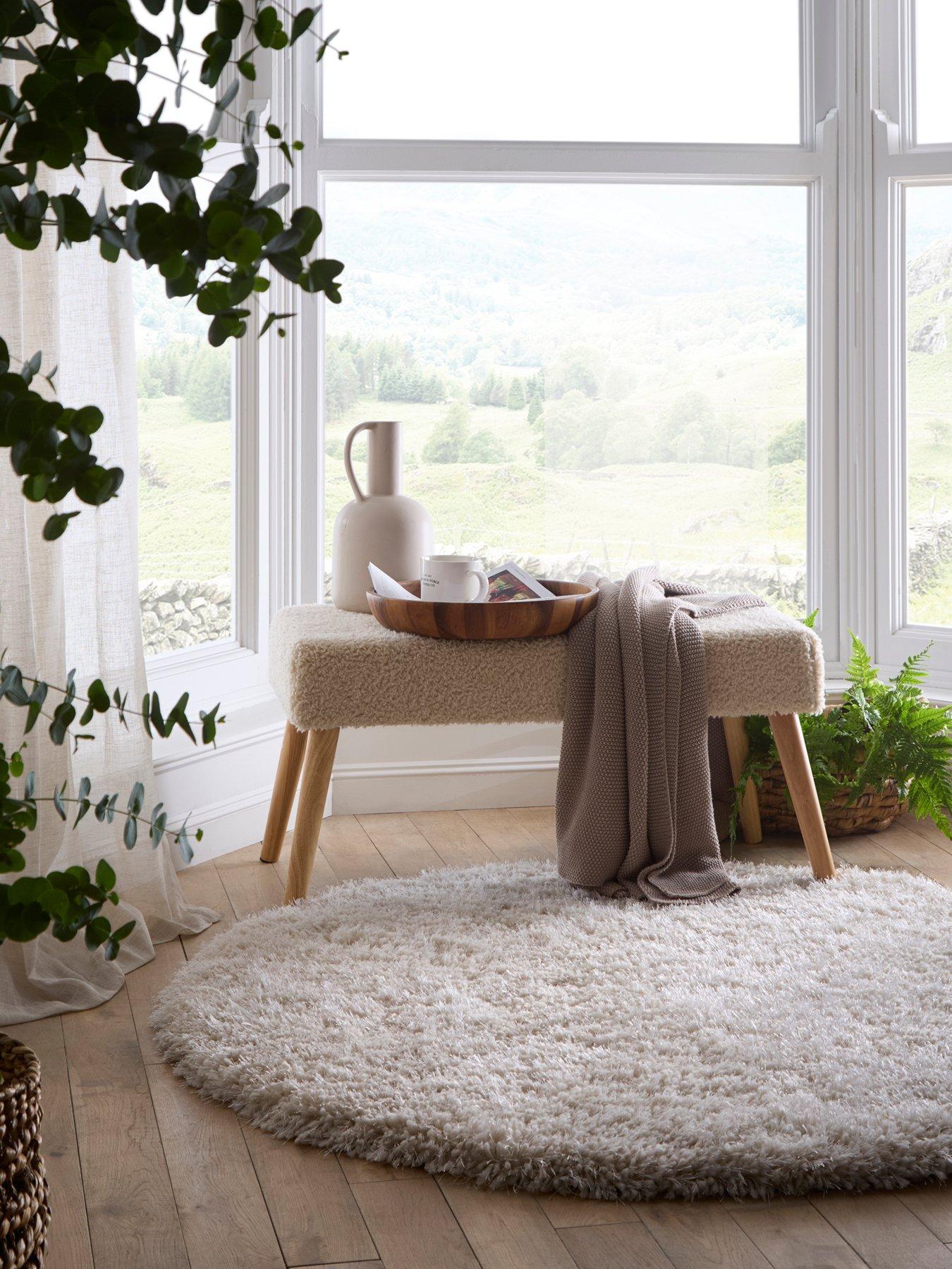 The Very Collection Premium Hudson Shaggy Circular Rug