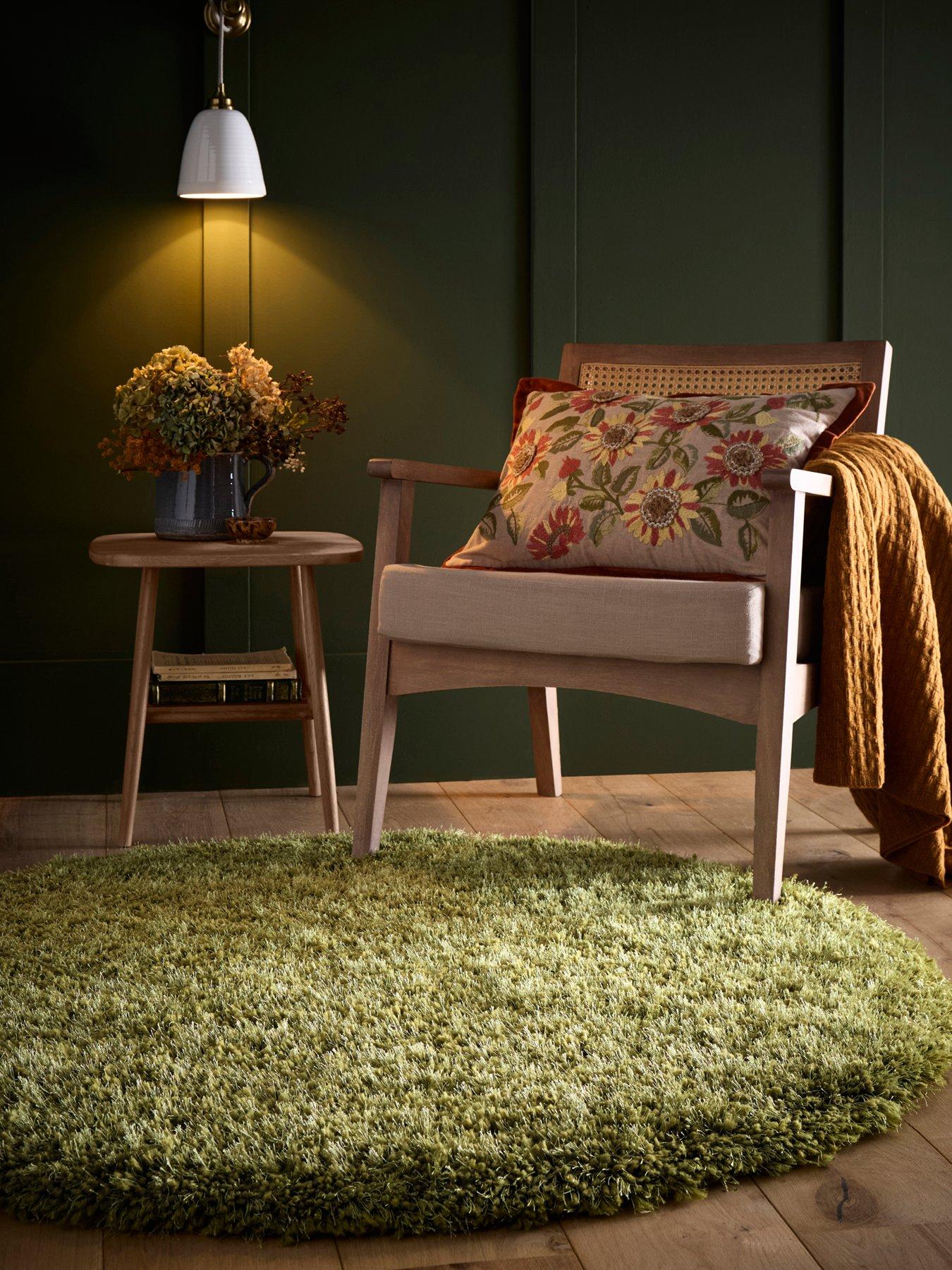 The Very Collection Premium Hudson Shaggy Circular Rug
