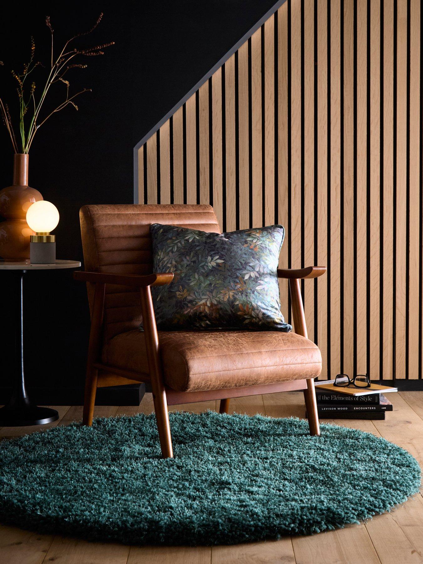 undefined Premium Hudson Shaggy Circular Rug