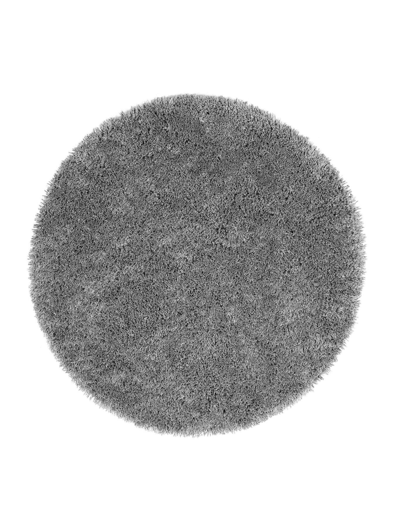 Image 3 of 4 of The Very Collection Premium Hudson Shaggy Circular Rug