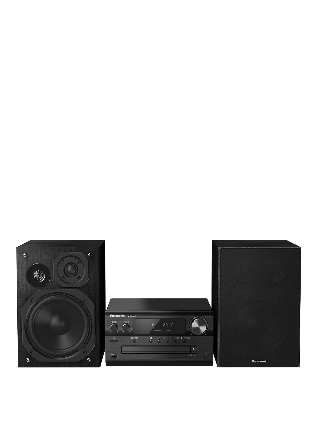 Panasonic Sc-Pmx82 120W Hifi Bluetooth Speaker With Cd Player &Amp; Dab