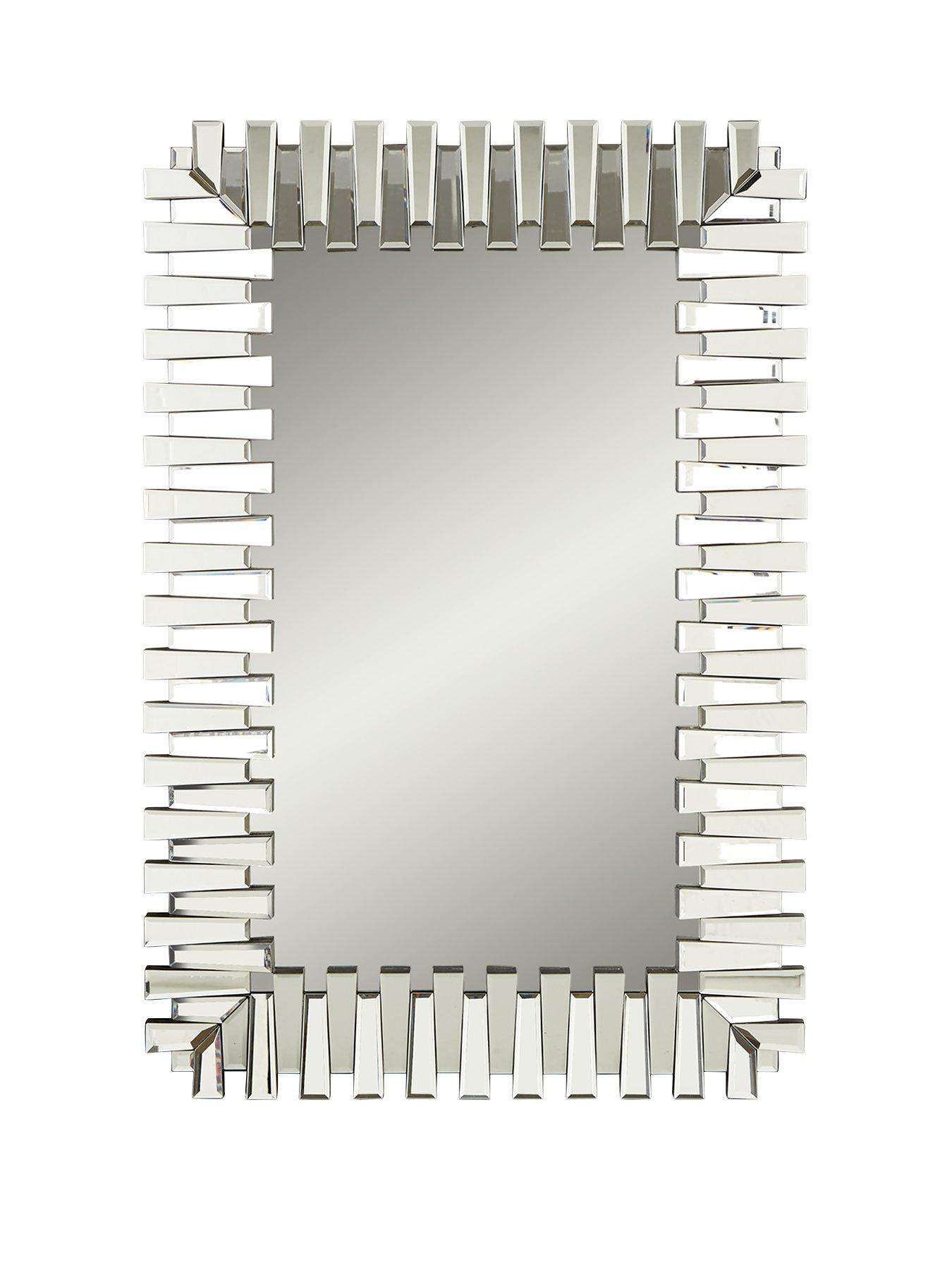 Product photograph of Barcelona Rectangular Mirror from very.co.uk