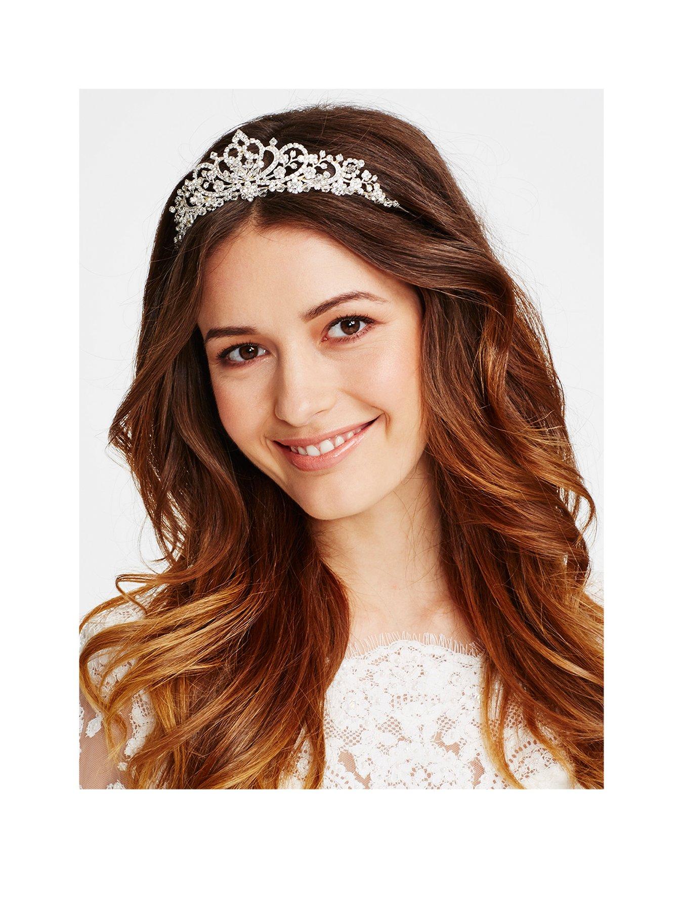 undefined Iris Raised Diamante Tiara