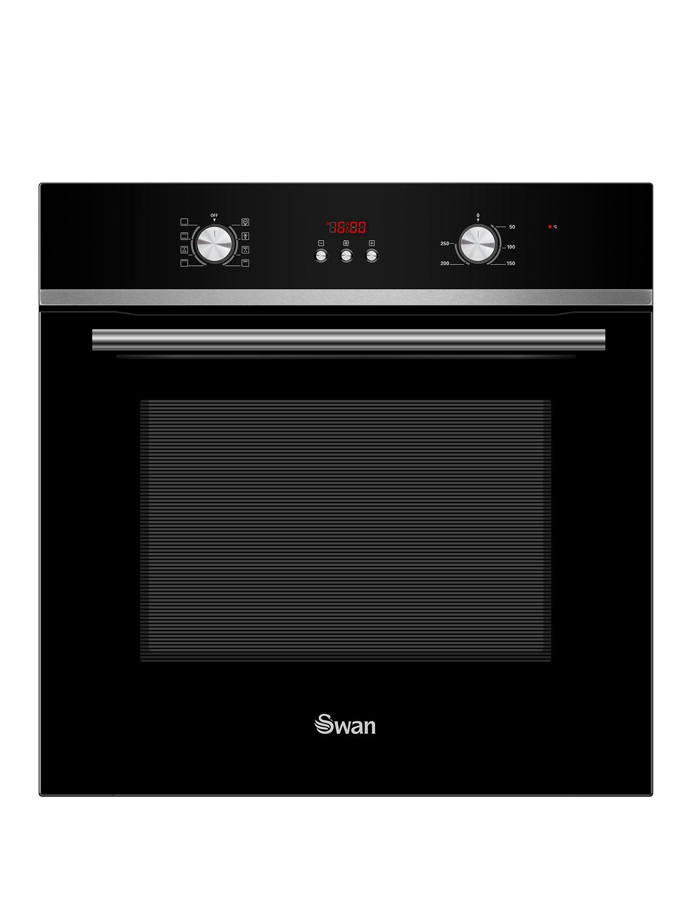 Swan Sxb70110B 60Cm Built-In Single Electric Fan Oven – Black