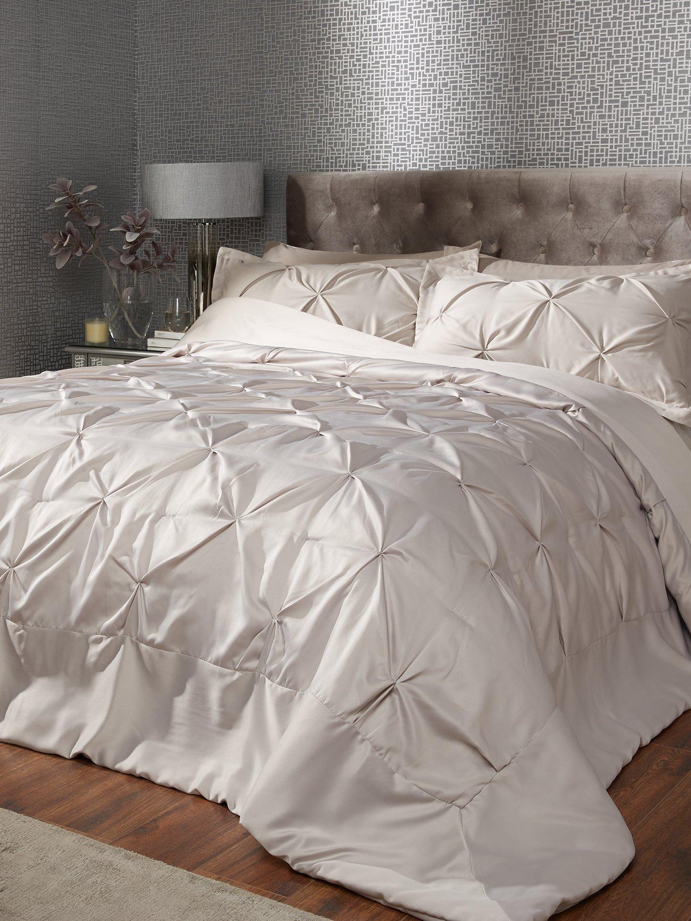 Product photograph of Very Home Florence Bedspread And Pillow Sham Set - Natural from very.co.uk