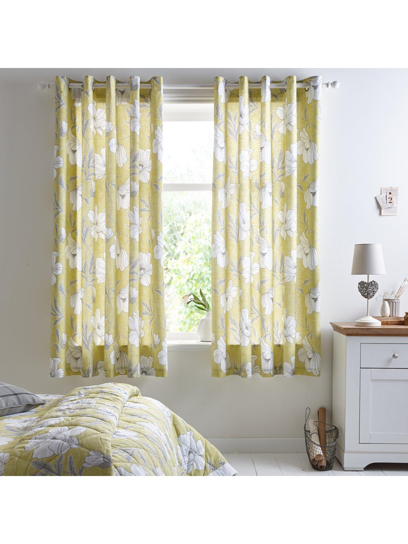 Sophia Lined Eyelet Curtains