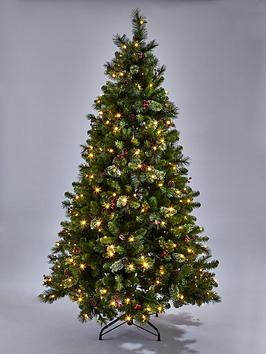 Product photograph of Very Home 6ft Brookfield Pre-lit Christmas Tree from very.co.uk