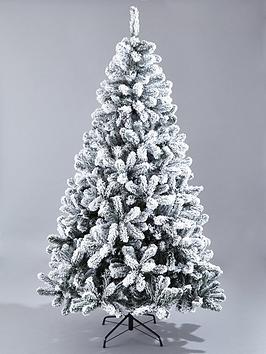 Product photograph of Very Home 6ft Flocked Emperor Christmas Tree from very.co.uk