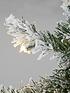  image of 6ft-flocked-pre-lit-downswept-pine-christmas-tree