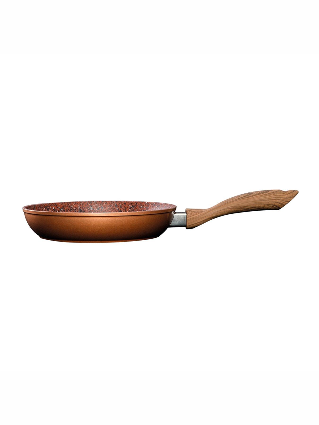 Image 4 of 7 of JML Set Of 3 Copper Stone Non-Stick Pans with FREE Recipe Book