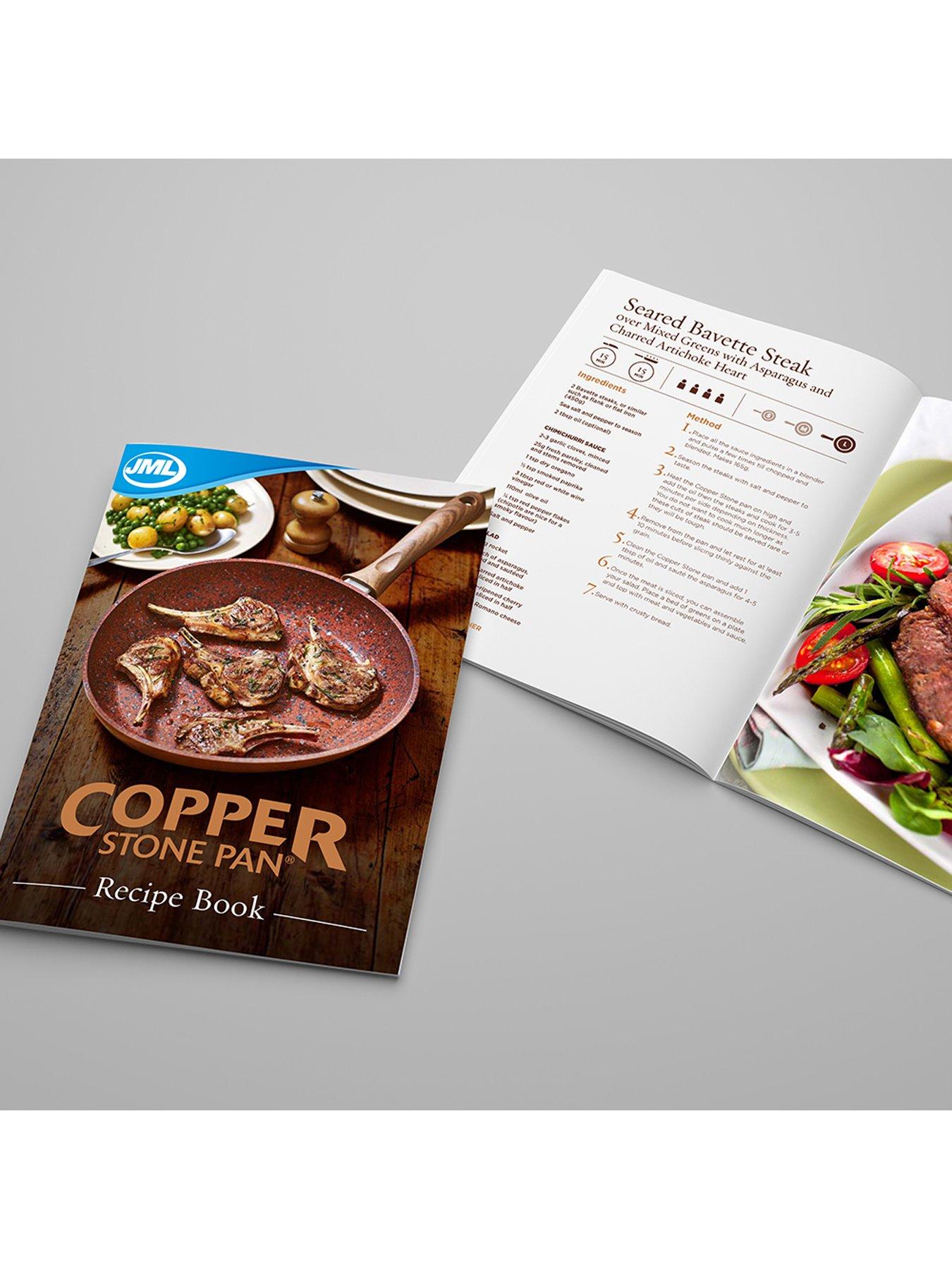 Image 5 of 7 of JML Set Of 3 Copper Stone Non-Stick Pans with FREE Recipe Book