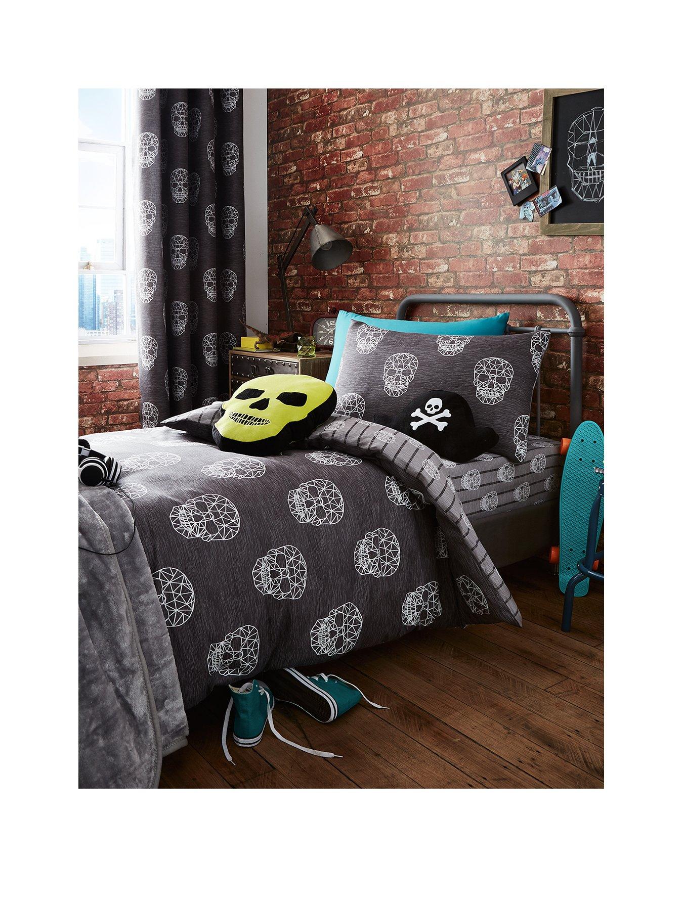 Catherine Lansfield Skulls Duvet Cover Set Very Co Uk