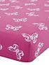  image of catherine-lansfield-butterfly-fitted-sheet