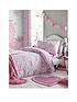  image of catherine-lansfield-folk-unicorn-duvet-cover-set-pink