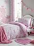  image of catherine-lansfield-folk-unicorn-fitted-sheet-pink