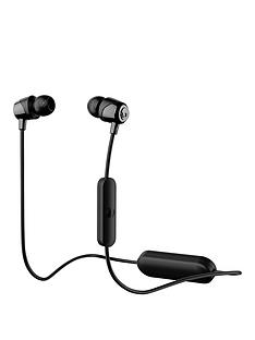 Skullcandy JIB Wireless Bluetooth In Ear Headphones with built-in Microphone - Black/Black