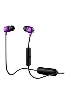 Skullcandy JIB Wireless Bluetooth In Ear Headphones with built-in Microphone - Purple/Black