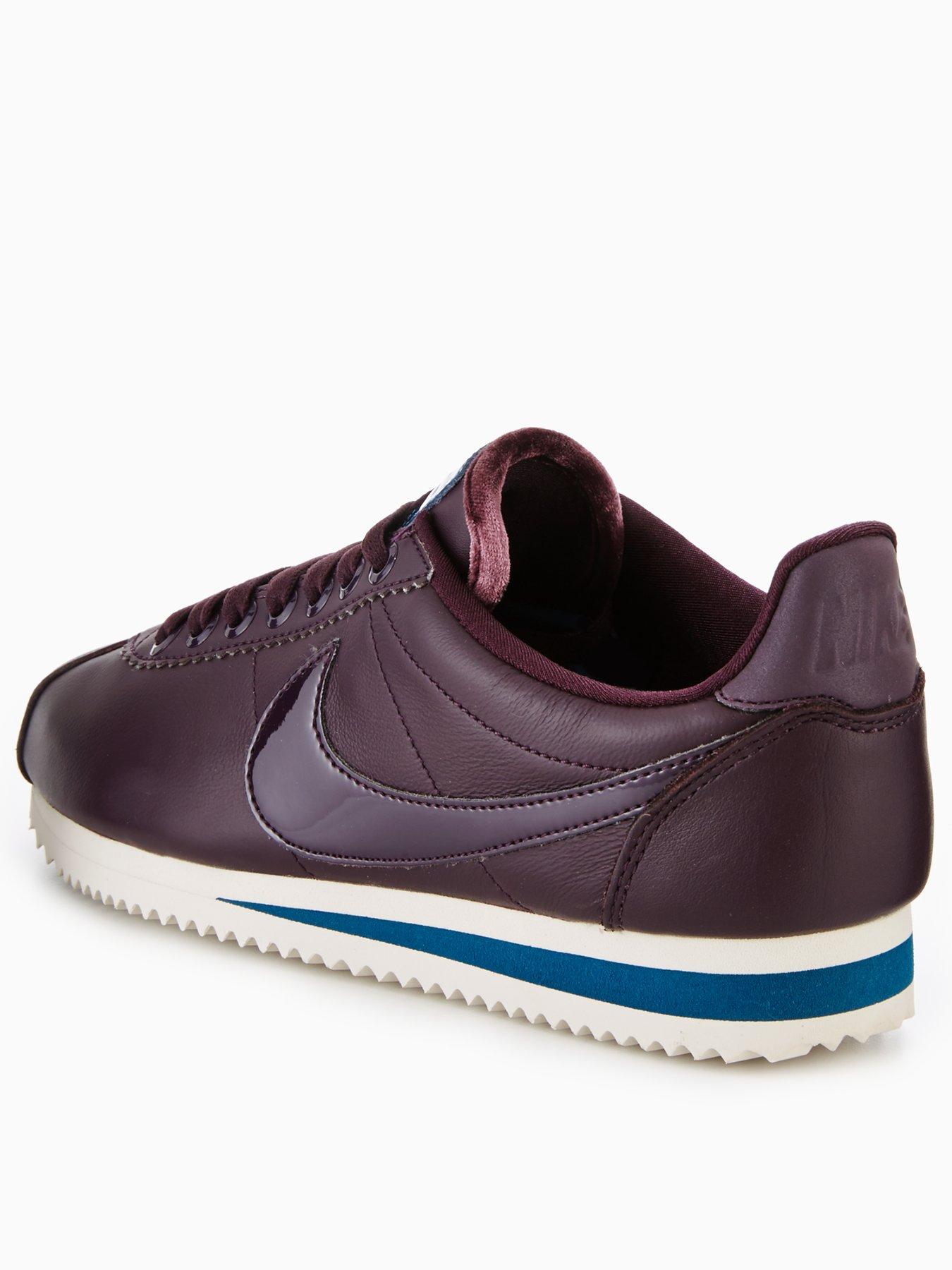 nike cortez burgundy
