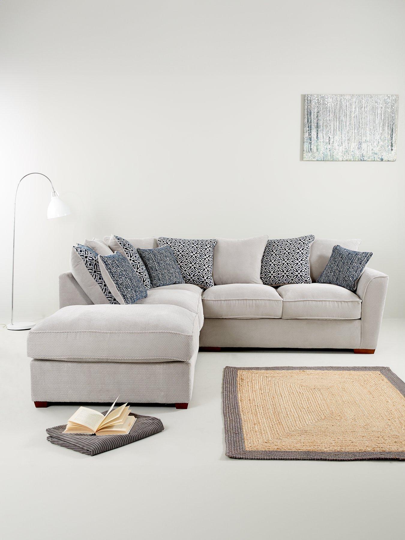 undefined Bloom Fabric Left Hand Corner Group Sofa Bed