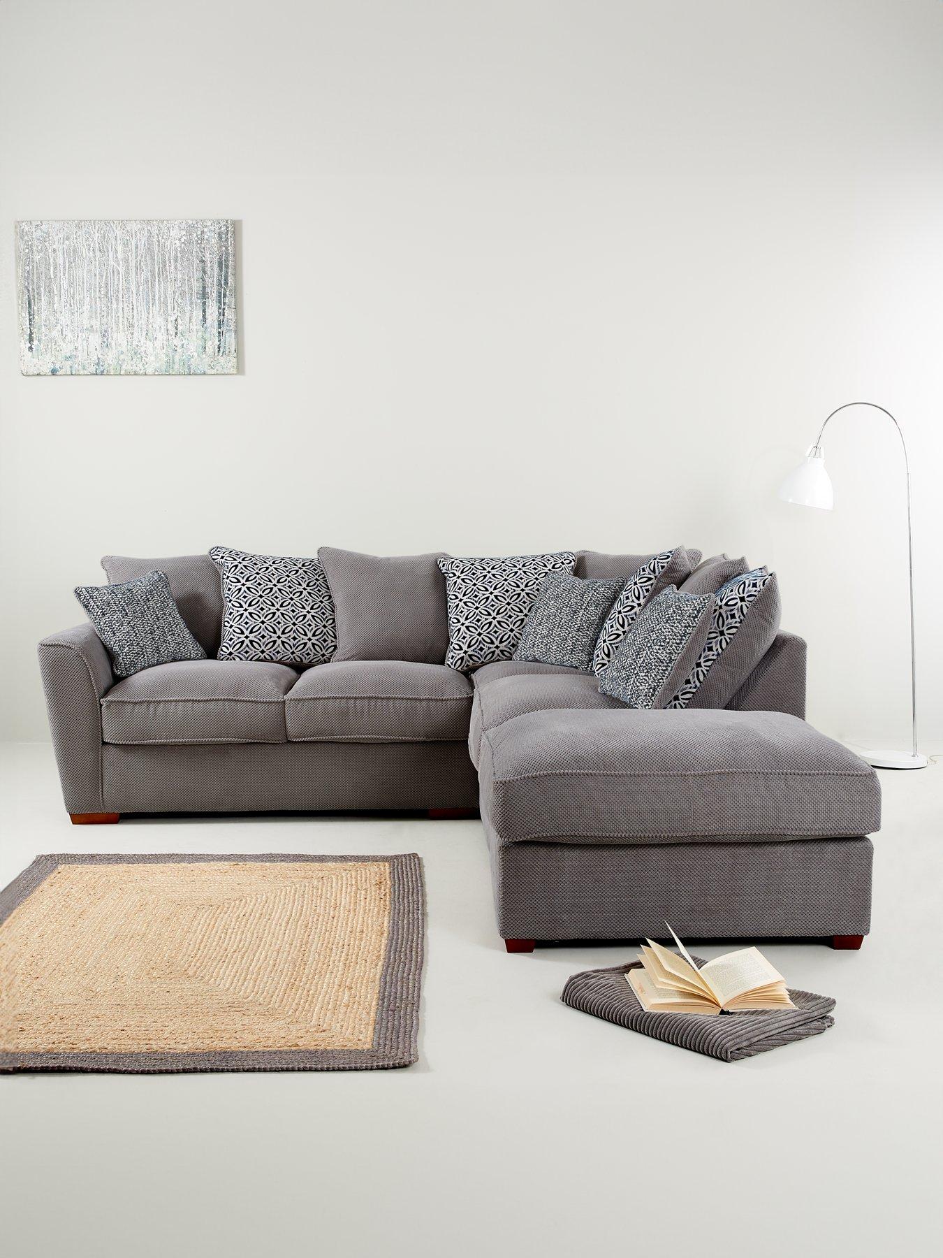 undefined Bloom Fabric Right-Hand Corner Group Sofa Bed