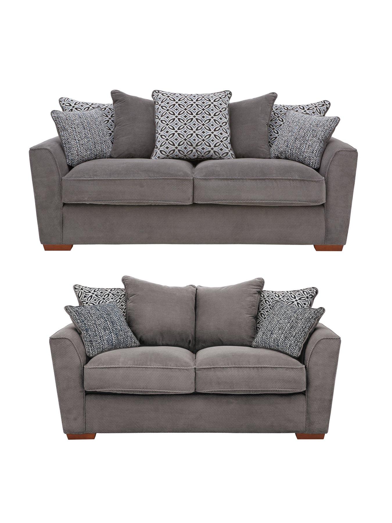 undefined Bloom Fabric 3 Seater + 2 Seater Sofa Set (Buy and SAVE!)