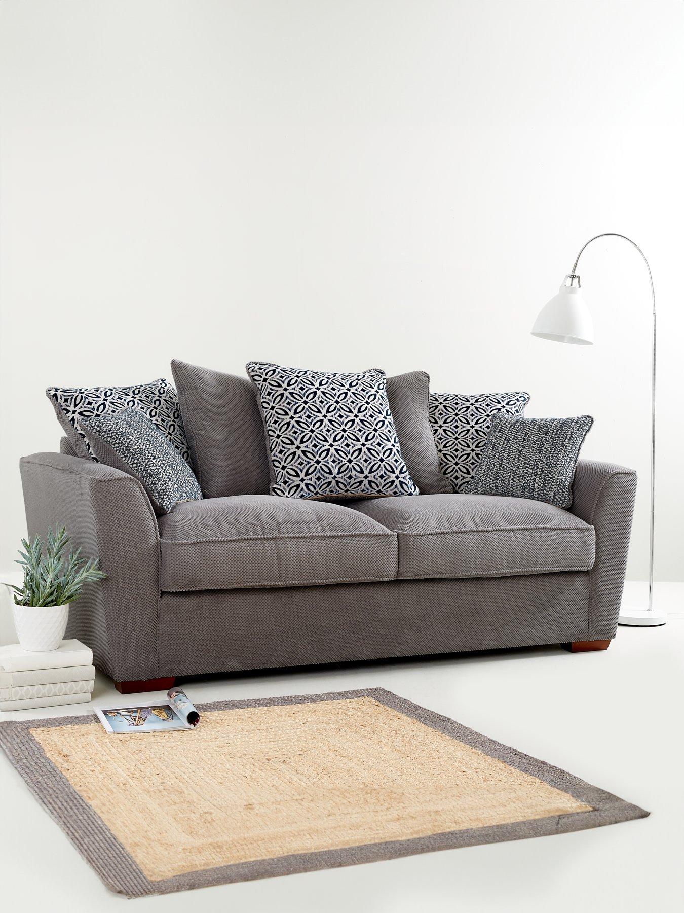 Very Home Bloom Fabric 3 Seater Sofa - Made to Order in the UK