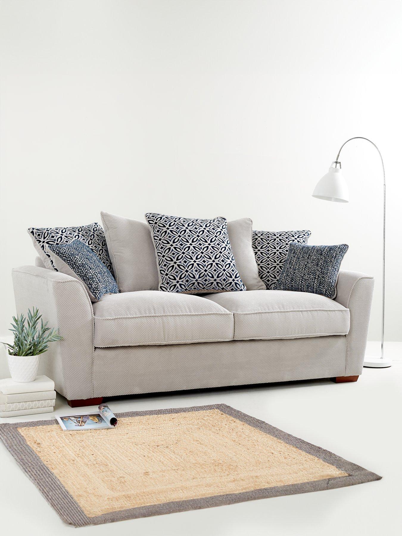 Very Home Bloom Fabric 3 Seater Sofa - Made to Order in the UK