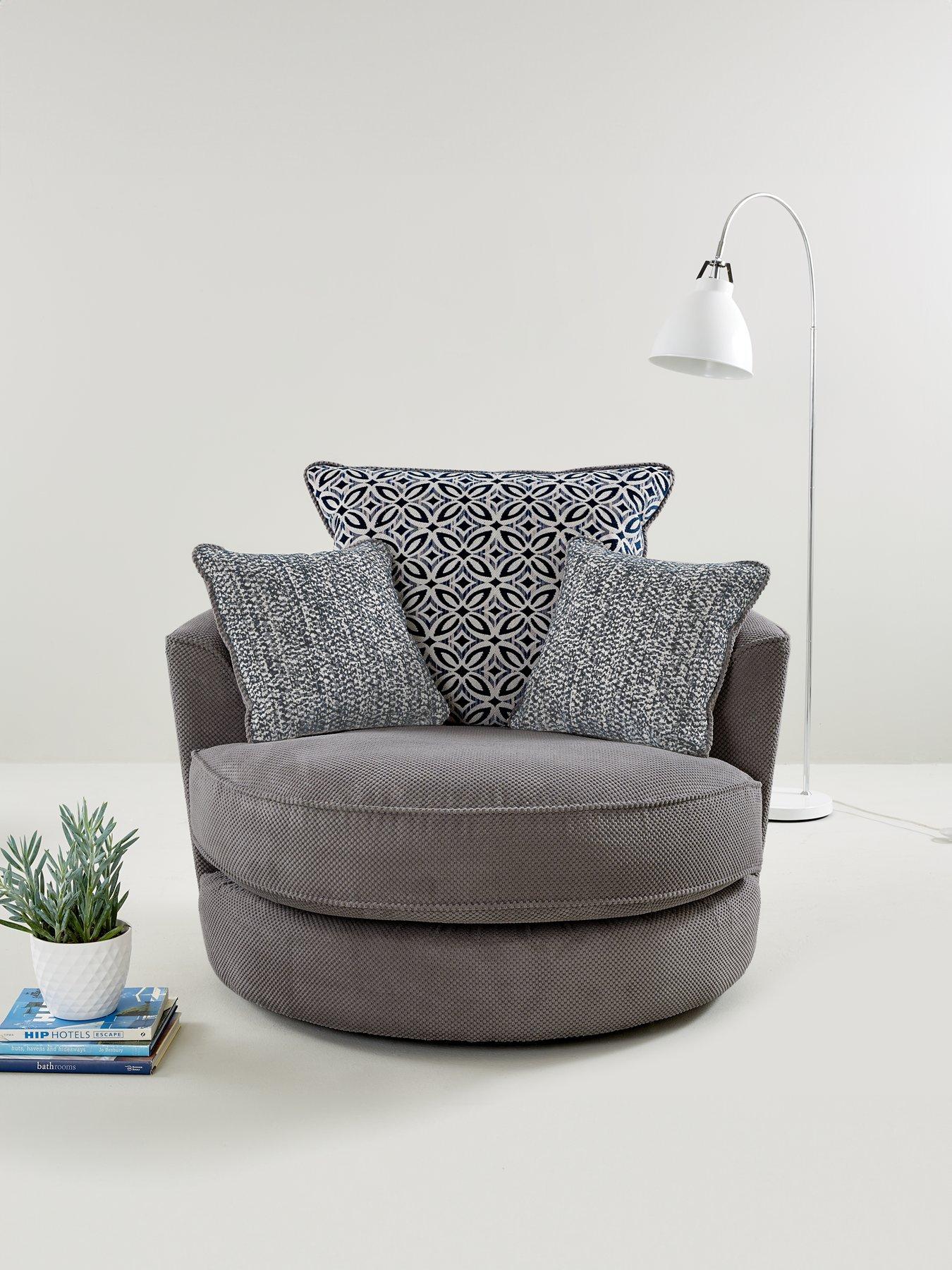 undefined Bloom Fabric Swivel Chair