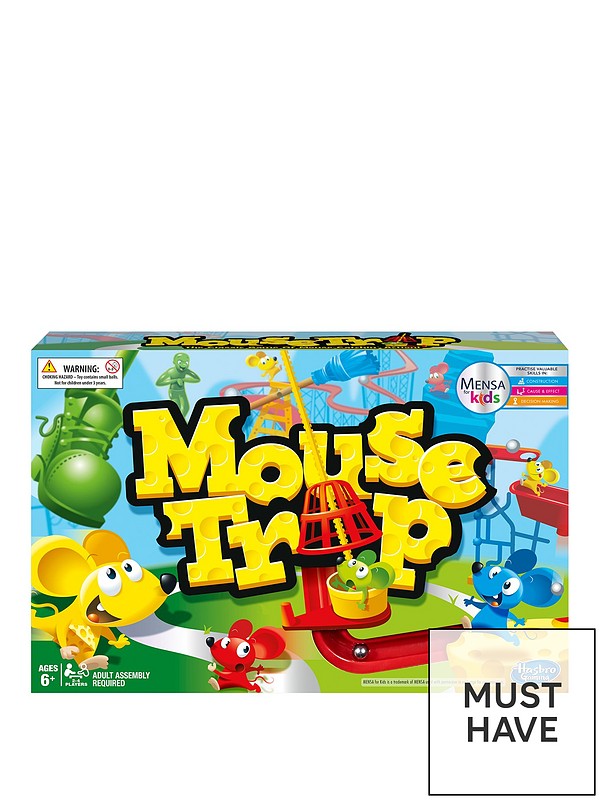 Kids Practice Skills In Construction Hasbro Gaming Mouse Trap Game 