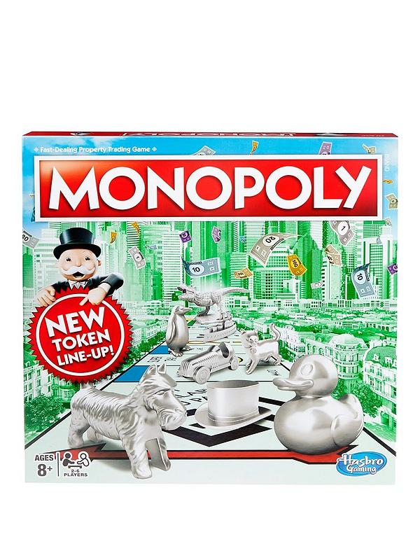 Image 1 of 4 of Hasbro Monopoly Classic&nbsp;Board Game - With New Tokens!