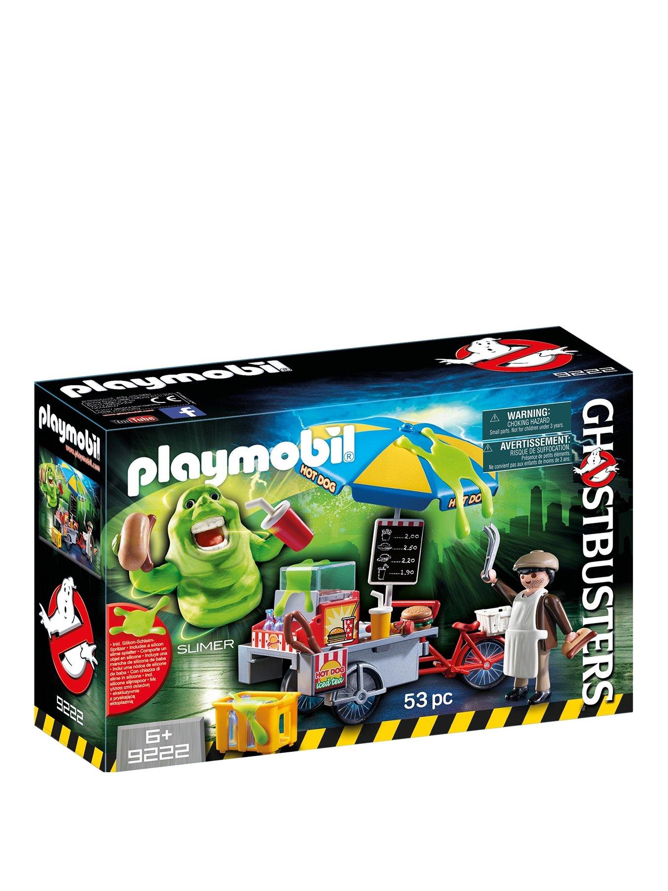playmobil ghostbusters slimer with hot dog stand