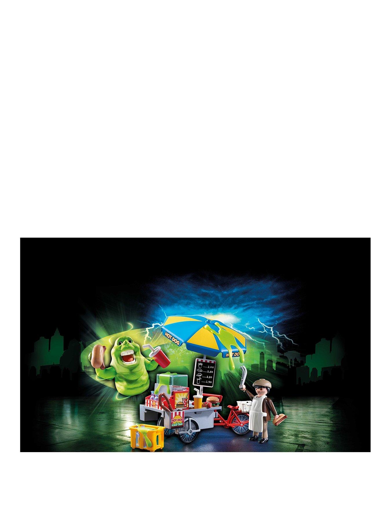 playmobil ghostbusters hot dog stand