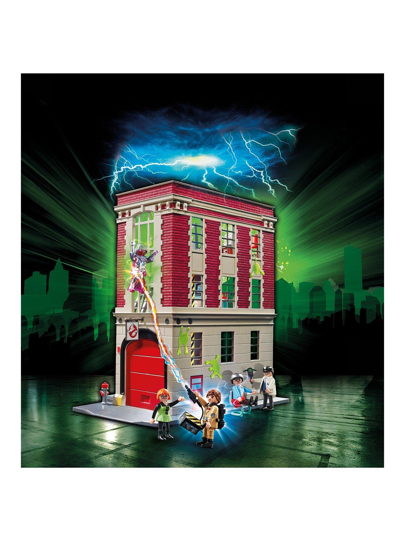 playmobil ghostbusters fire headquarters