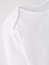  image of everyday-baby-unisex-5-pack-long-sleeve-bodysuits-white