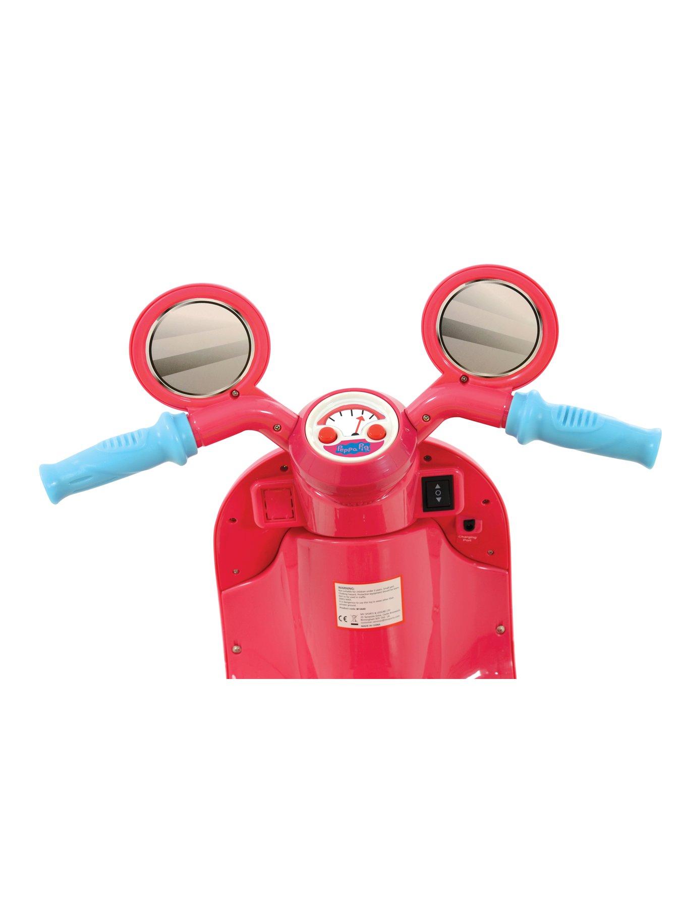 peppa pig battery operated bike