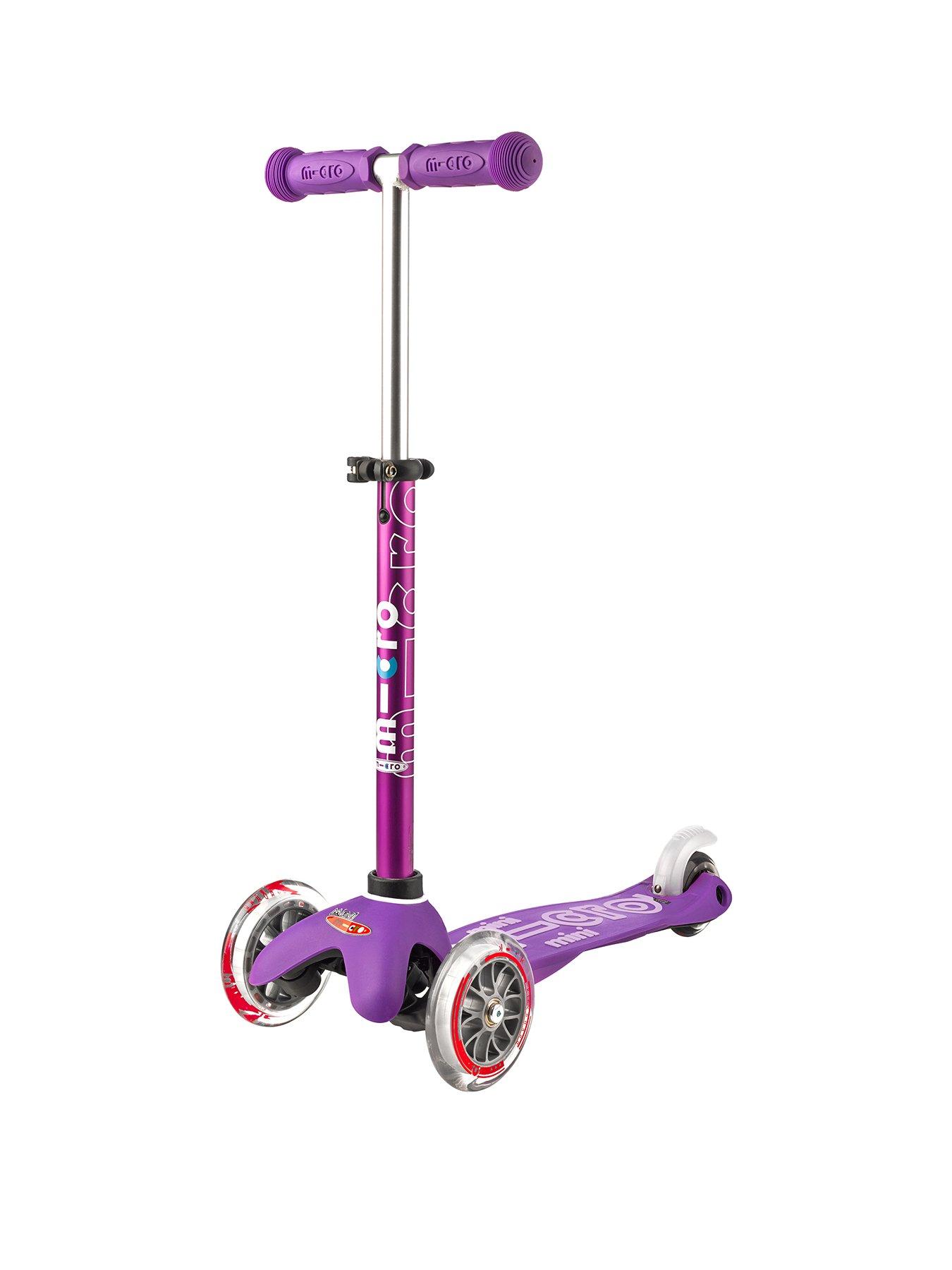 purple scooter for 3 year old