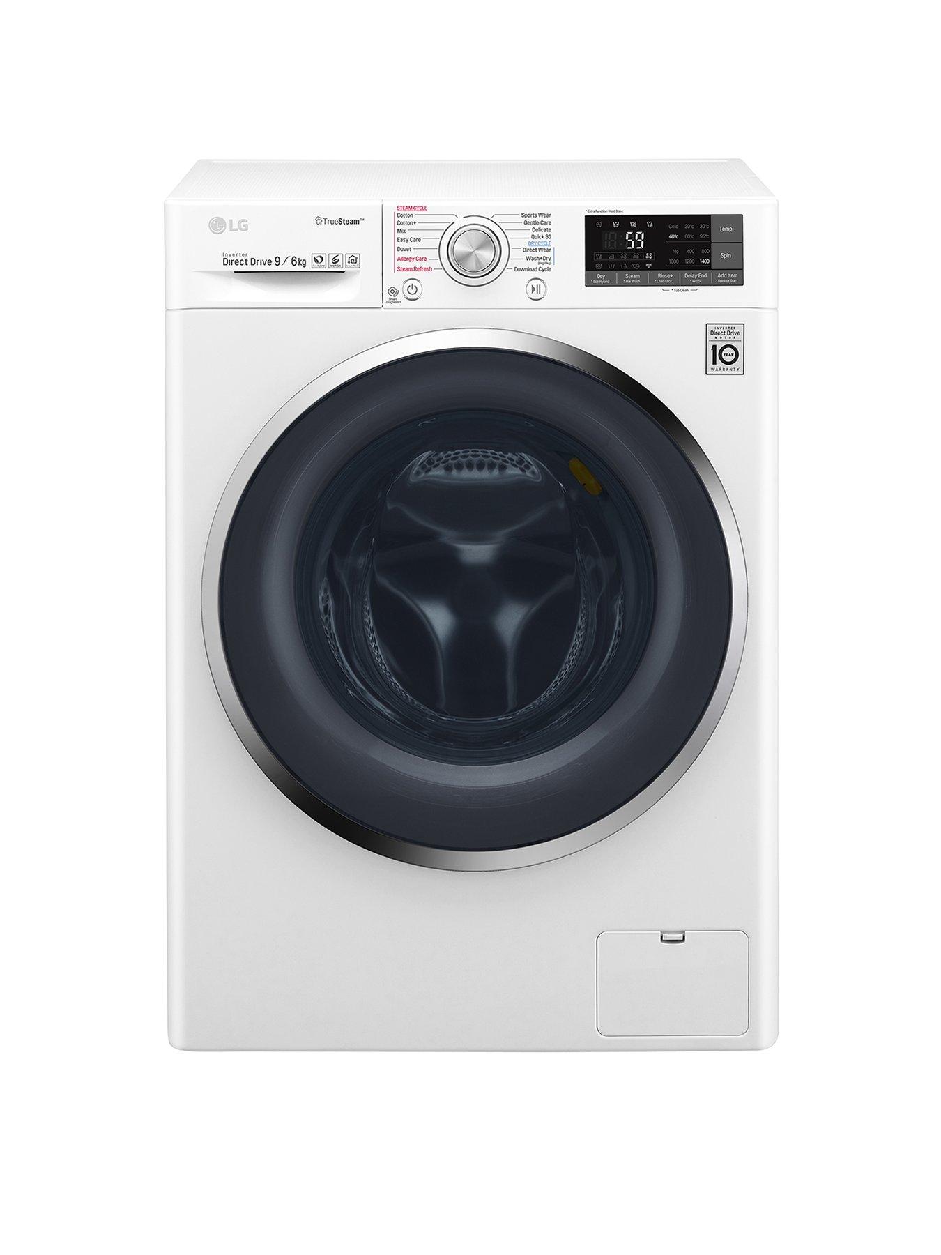 Lg F4J8Fh2W 9Kg/6Kg 1400 Spin Washer Dryer